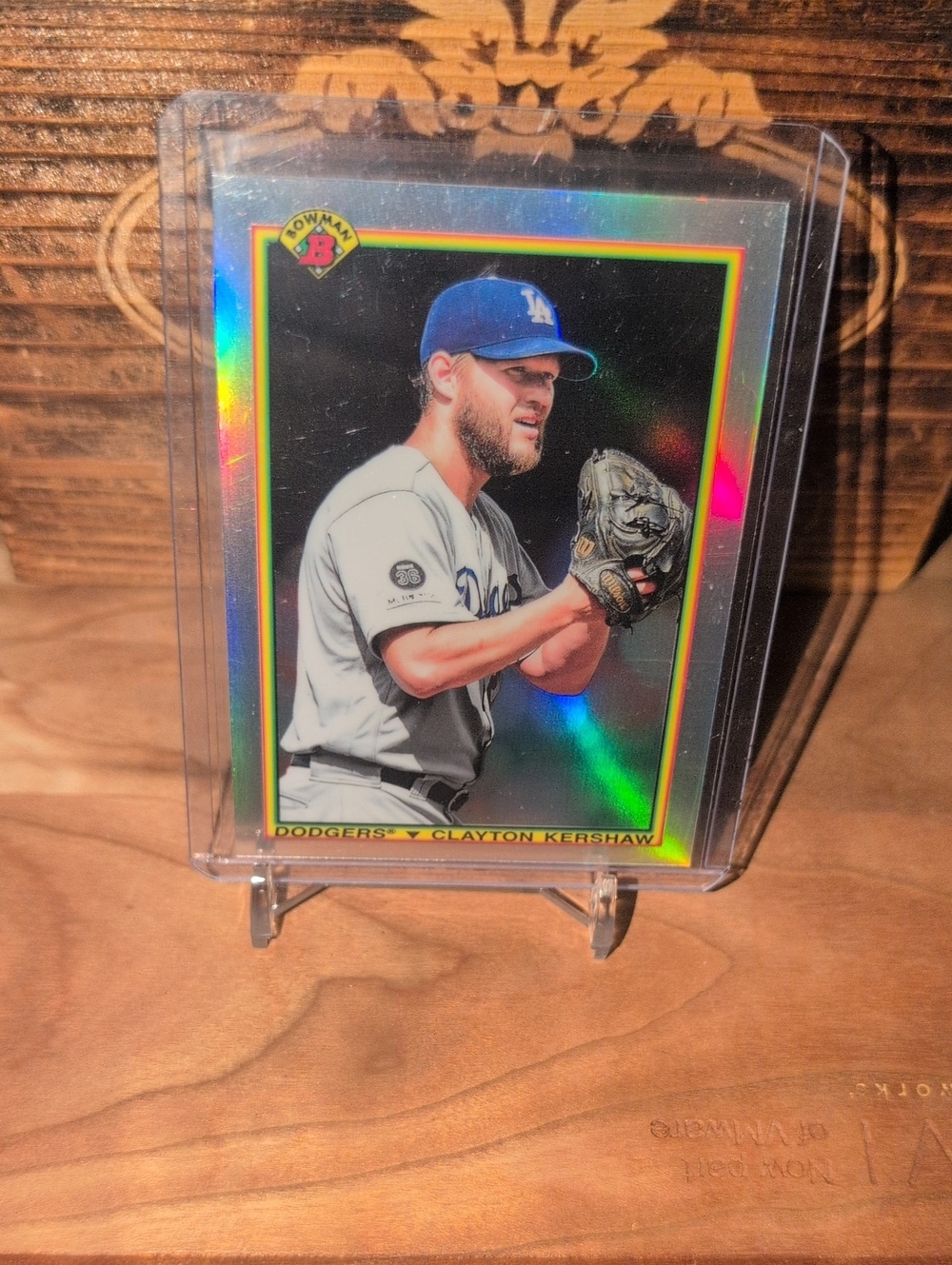 2020 Bowman Clayton Kershaw Silver Refractor Dodgers